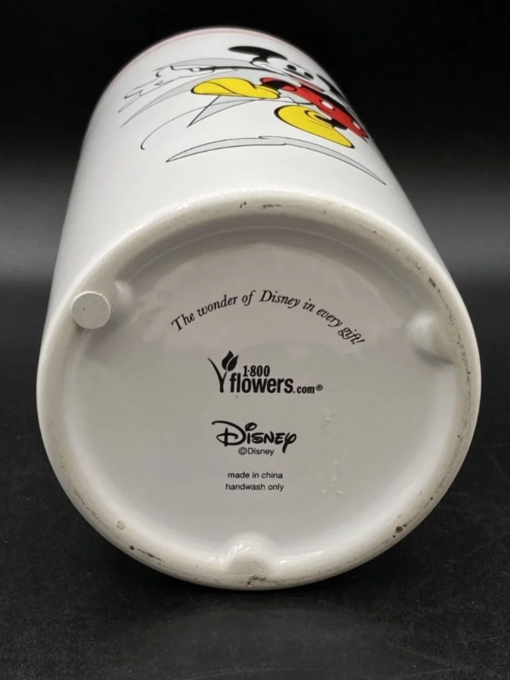 Mickey Mouse Flower Vase Disney 1-800-Flowers Valentines Day